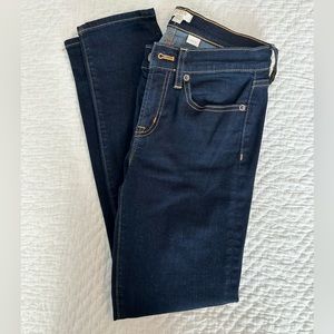 J Crew Dark Wash Skinny Jeans, Size 25, Womens